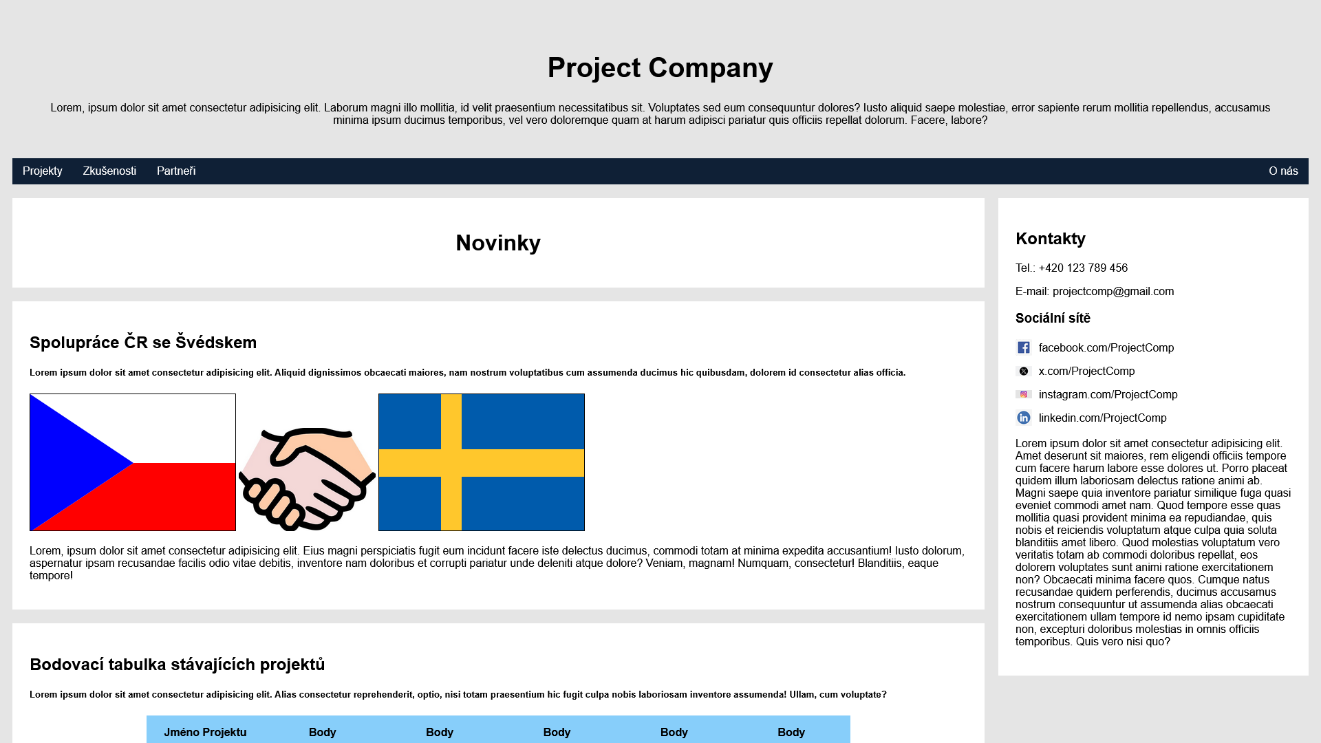 Snímek Hlavní Stránky